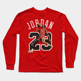 MJ 23 Bulls Jersey Long Sleeve T-Shirt